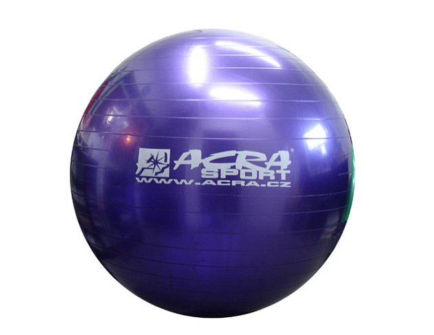 Míč gymnastický (gymball) 550 mm fialový S3211