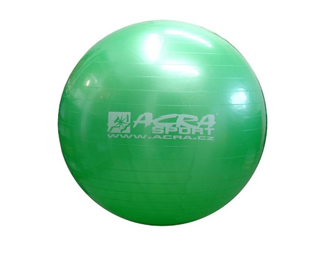 Míč gymnastický 750mm zelený S3213