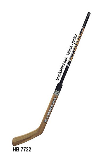 Hokejka brankářská LION 125 cm s laminovanou čepelí