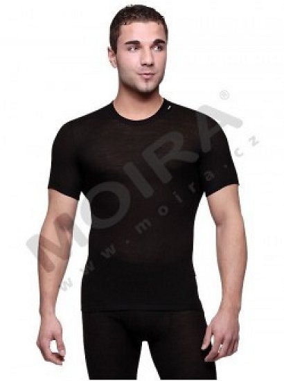 MOIRA MO/KR Pánské triko s krátkým rukávem černé vel. XL