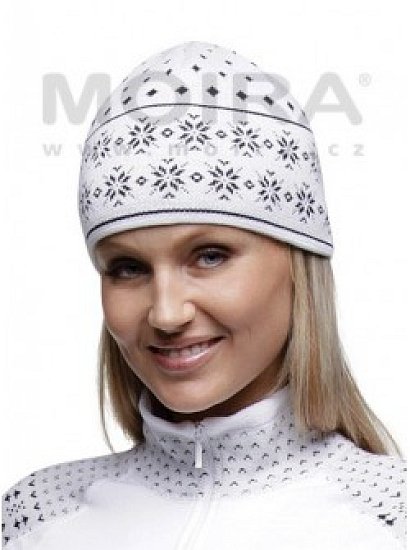 Moira MW/CE1 Čepice wool dámská bílá S/M