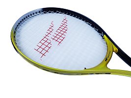 Raketa tenisová Brother s hliníkovým rámem žlutá 300 g