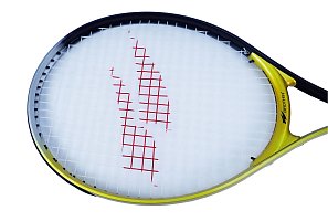 Raketa tenisová Brother s hliníkovým rámem žlutá 300 g