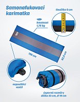 Karimatka (matrace) samonafukovací 5cm L43
