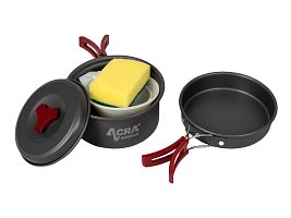 Acra C20 camping set nádobí alluminium pro 1-2 osoby