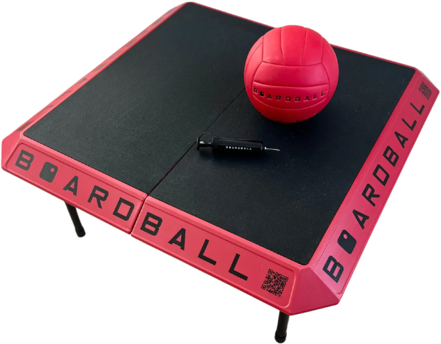 Boardball sada - herní deska, míč, ruční pumpa