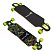 Muuwmi Longboard Compact ABEC 7 NEON se svítícími kolečky