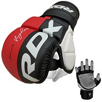 RDX Sparring rukavice T6 MMA červené