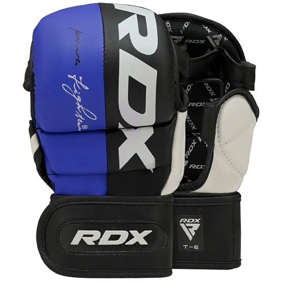 RDX Sparring rukavice T6 MMA modré XL