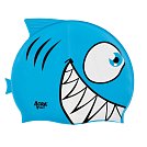 Dětská plavecká koupací čepice, PIRANHA, modrá Dětská plavecká koupací čepice, PIRANHA, modrá