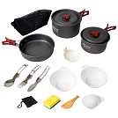 Acra C21 camping set nádobí alluminium pro 2-3 osoby Acra C21 camping set nádobí alluminium pro 2-3 osoby